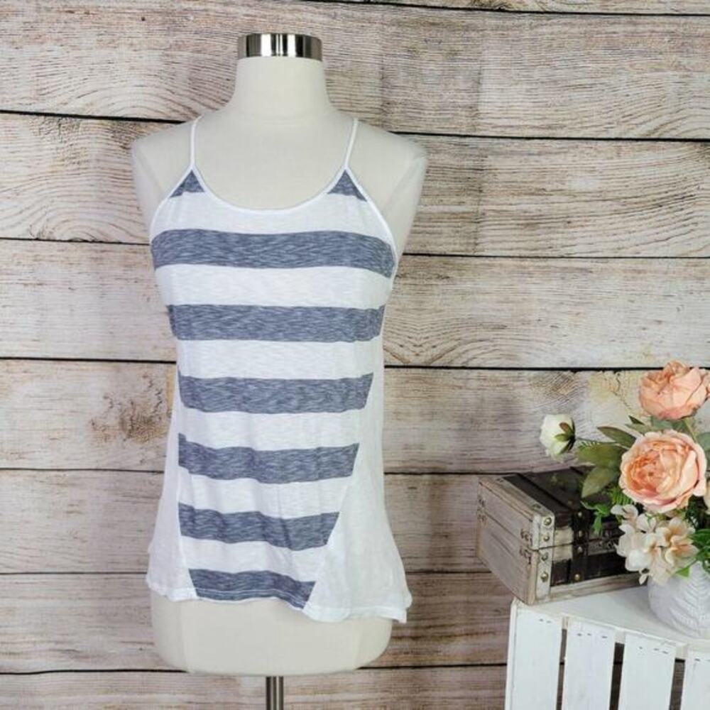 5/$25 Stateside Striped Panel Swing Tissue Tank Top Size Extra Small